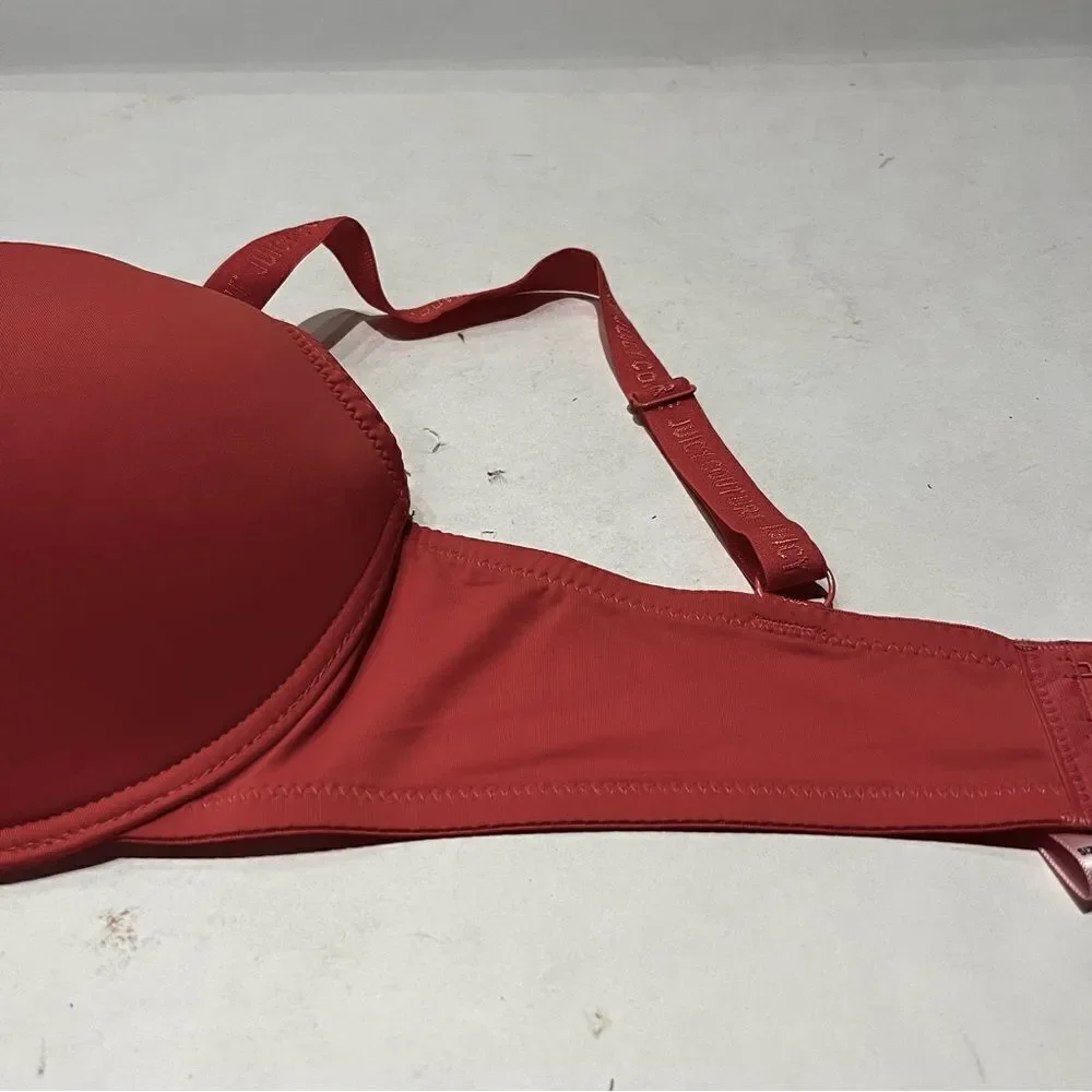 Juicy Couture Bra Underwire, Lightly Padded Coral Size 36D